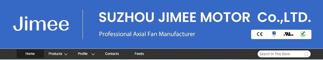 Jimee Motor OEM Customized Screw Mounting China Electric Blower Suppliers Jm12025b1hl 120*120*25mm AC Axial Blowers 120mm Muffin Fan for Exhaust Ventilation