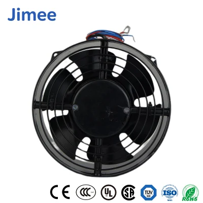 Jimee Motor China Fornecedores de sopradores de lóbulo rotativo PP Material plástico Jm8025b2hl 80 * 80 * 25mm AC Sopradores axiais Sopradores centrífugos de alta velocidade personalizados